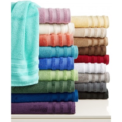 10 serviettes de bain 40 X 60 cm, de 600 à 800 gr/m², de 600 à 800 gr/m², HOTEL SPA Zéro twist, 100% coton égyptien.