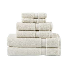 4 DRAPS DE BAINS LUXE, 70x140 cm, de 600 à 850 gr/m² HOTEL SPA 100% coton égyptien zérotwist