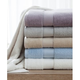 4 DRAPS DE BAINS LUXE, 70x140 cm, de 600 à 850 gr/m² HOTEL SPA 100% coton égyptien zérotwist